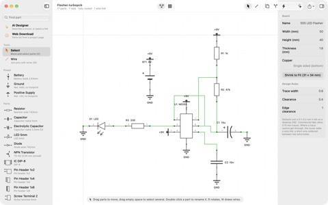 Tidied schematic
